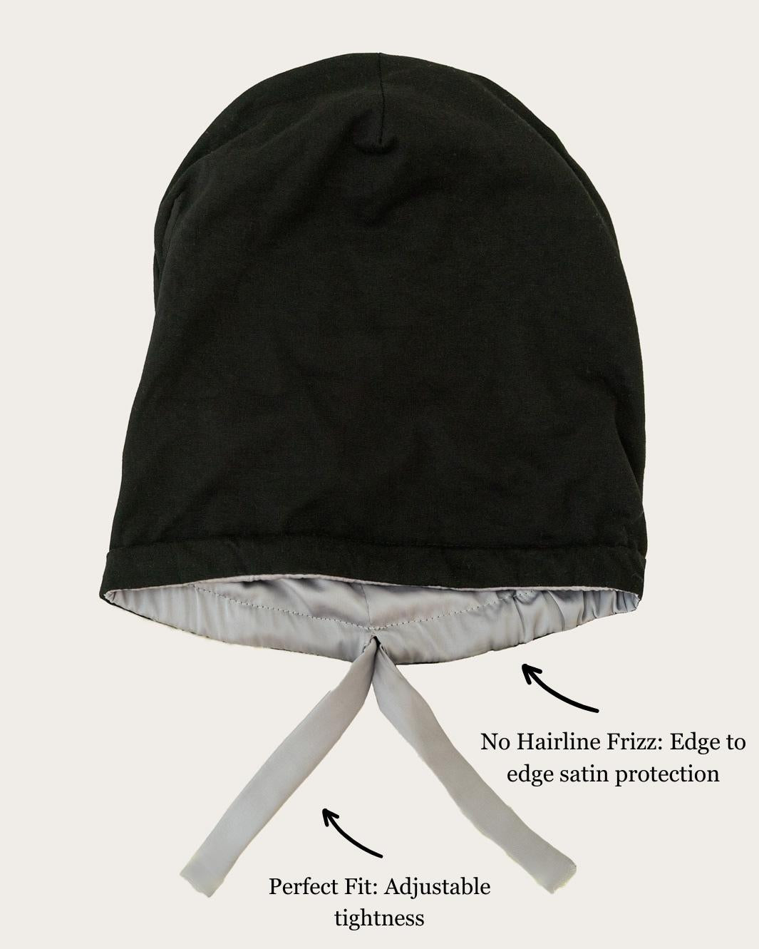 Adjustable Satin-Lined Cap