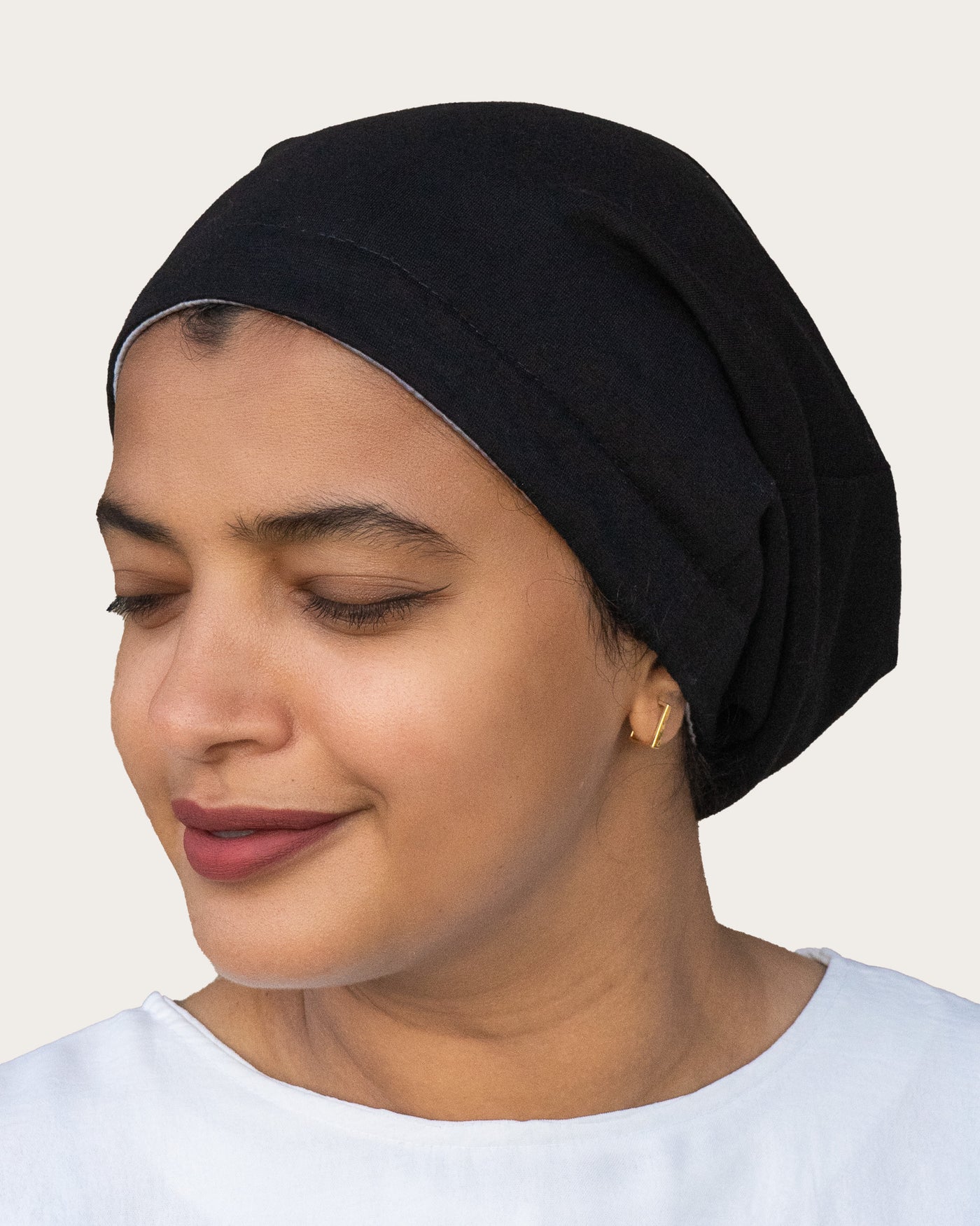 Adjustable Satin-Lined Cap