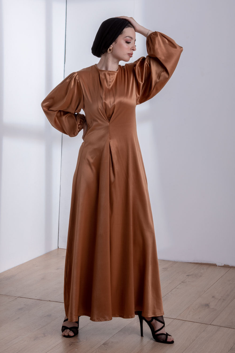 The Venus Dress - Caramel