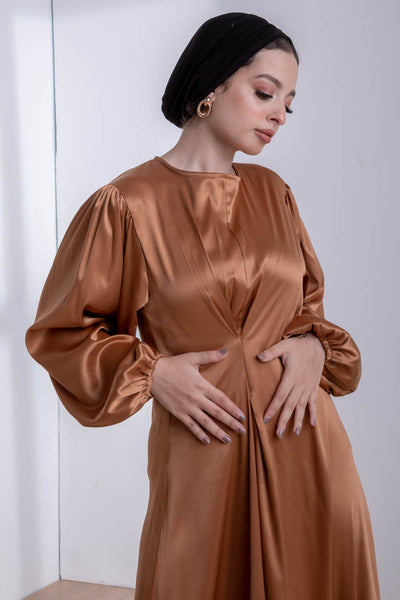 The Venus Dress - Caramel