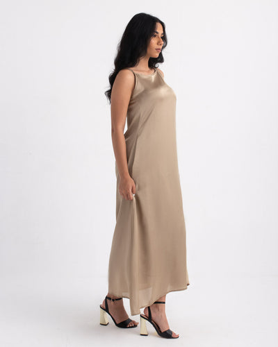 The Effortless Maxi Slip - Satin